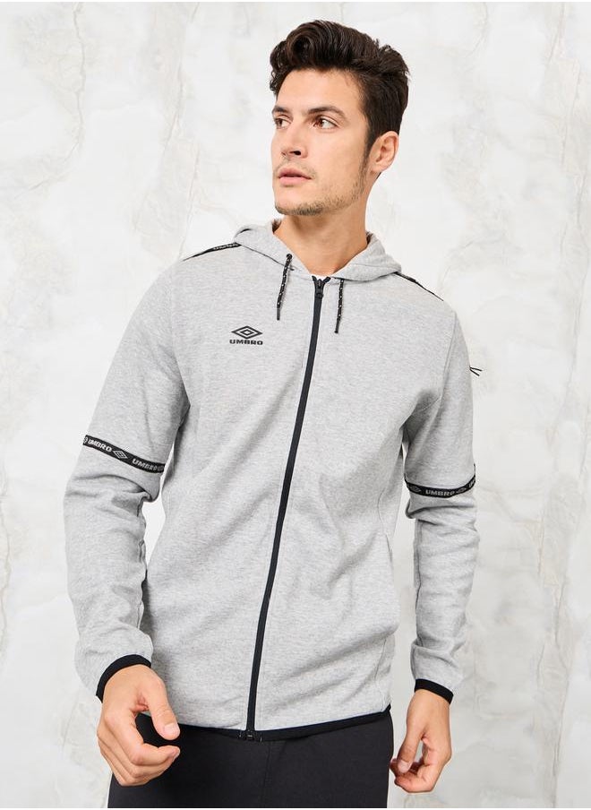 umbro - Logo Taping Detail Full Zip Tech Hoodie - Image 1