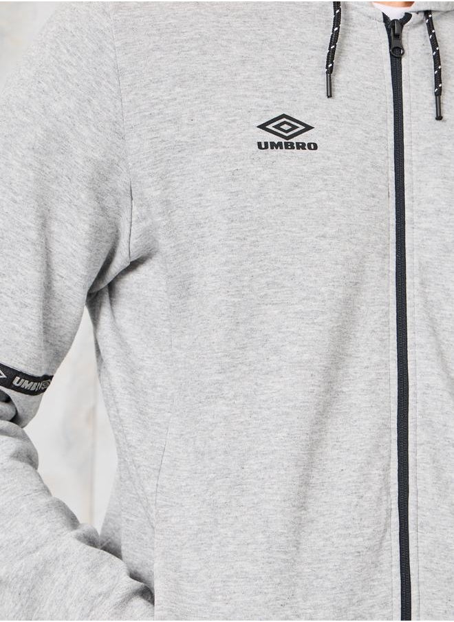 umbro - Logo Taping Detail Full Zip Tech Hoodie - Image 1