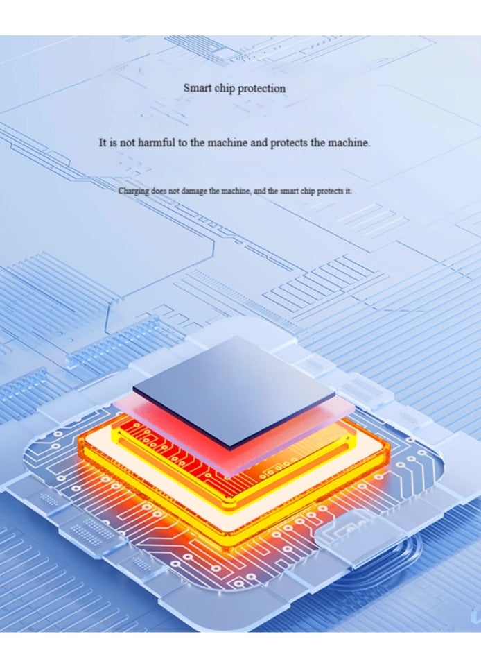 120W Multi Port Charging Head Dual USB+Dual TYPEC Mobile Fast Charging Head Multi Port Charger - Image 4