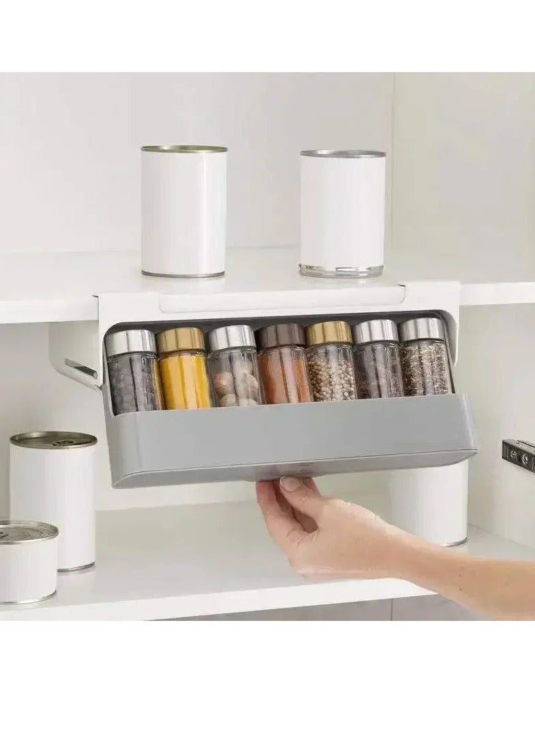 Wall-Mounted Spice Rack - The Perfect Kitchen Organizer for Stylish Storage T  - Image 1