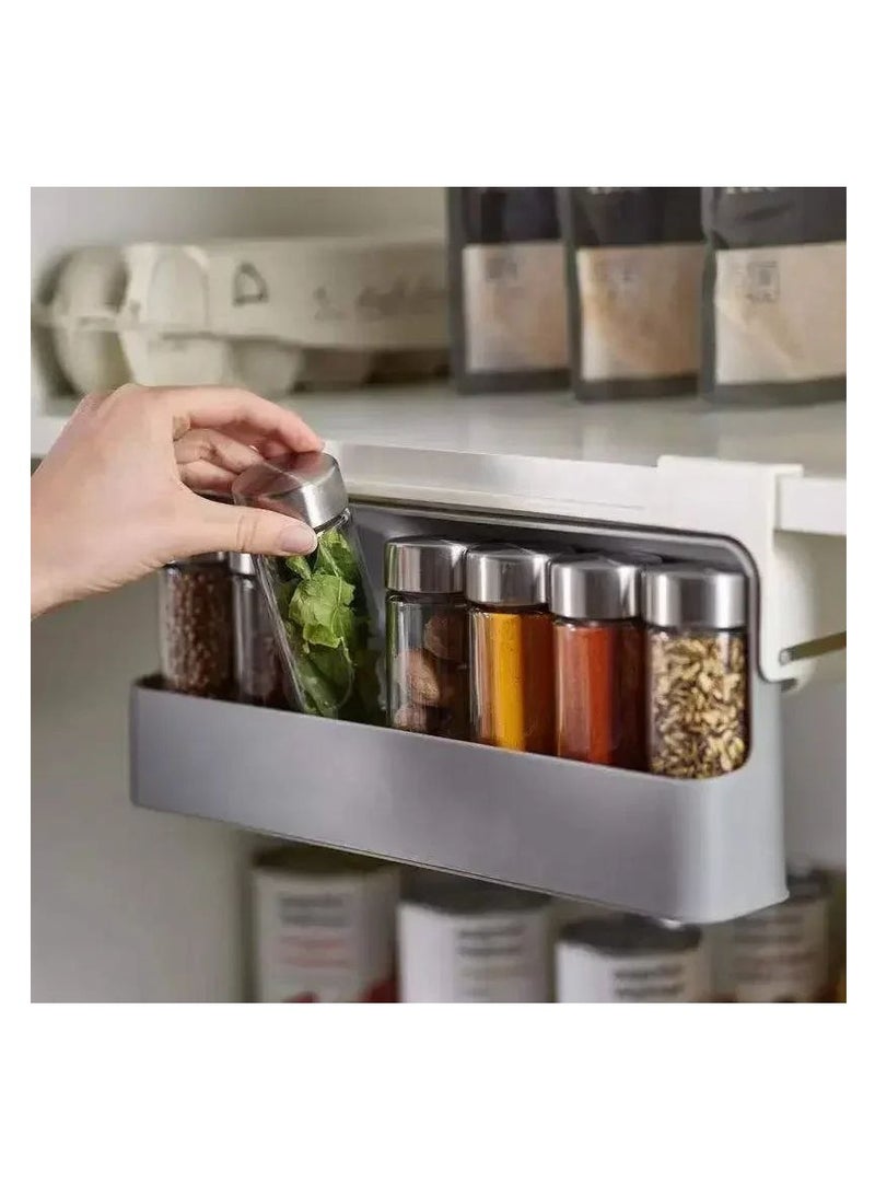 Wall-Mounted Spice Rack - The Perfect Kitchen Organizer for Stylish Storage T  - Image 3
