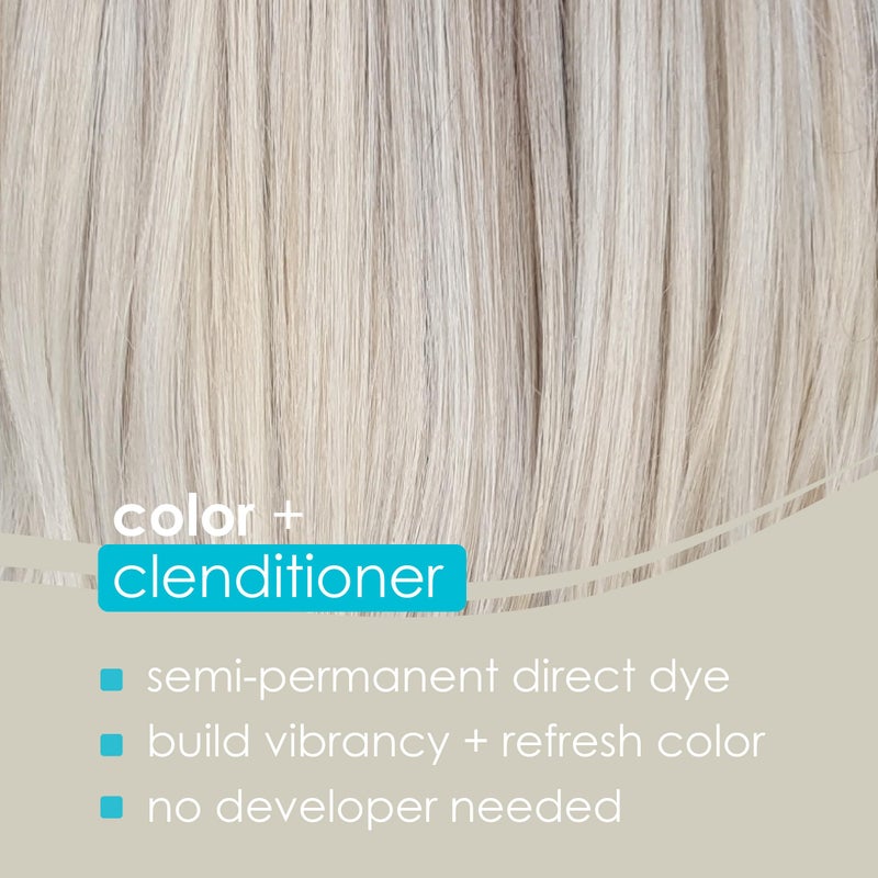 Keracolor Clenditioner PLATIUM Hair Dye - Semi Permanent Hair Color Depositing Conditioner, Cruelty-free, 12 Fl. Oz. - Image 2