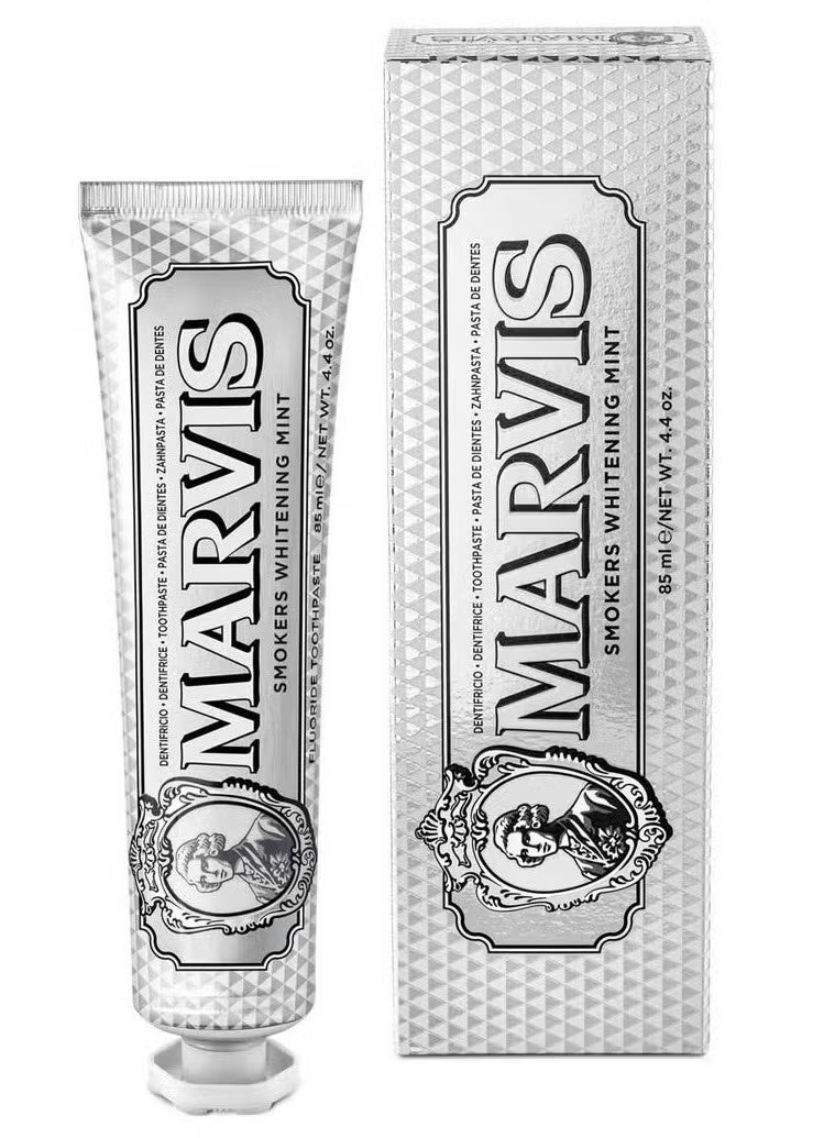 Marvis Whitening Mint Toothpaste - 85ml/4.4 oz Packed with Xylitol for Effective Teeth Whitening and Fresh Breath - Image 1