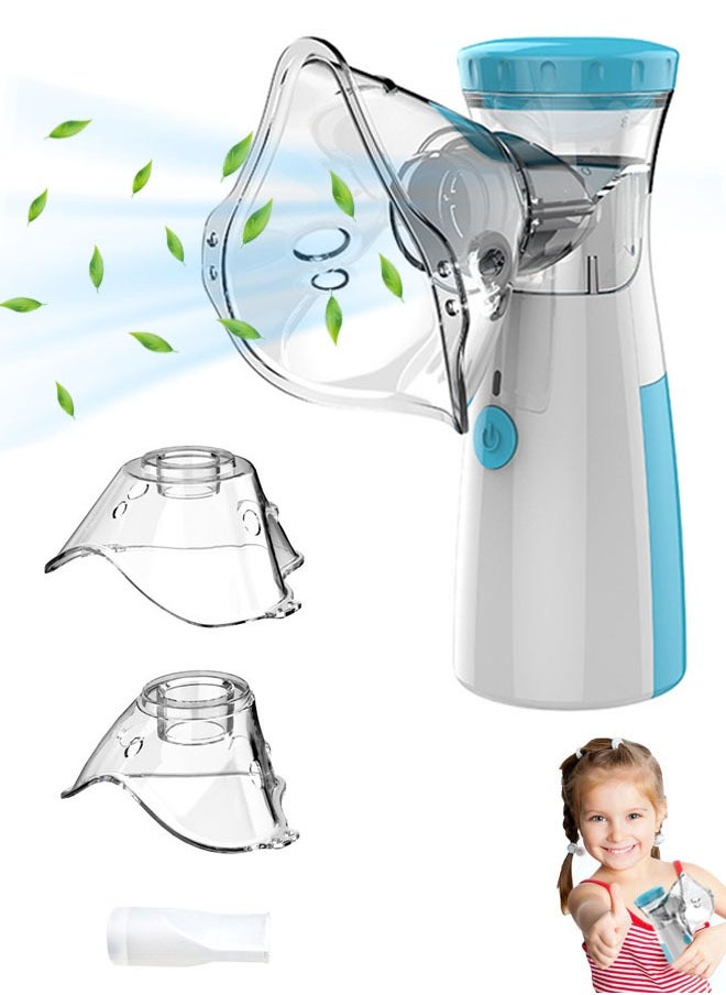Super ZYouth Nebulizers USB Rechargeable Portable Nebulizer Machine for Adults and Children Ultrasonic Mesh Inhalators with Masks and Mouthpieces for Home and Travel Use  - Image 1