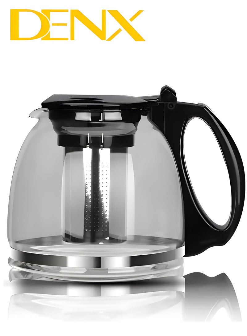 Denx 2-in-1 Electric Teapot Set by DX2015 – 1500W, 1.8L + 1L Glass Pot, Auto Shut-Off, Keep Warm - Image 5