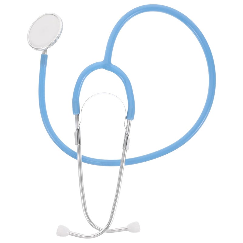 STOBOK 1pc Stethoscope Lightweight Virtual Simulation Durable Single-player Toy Stethoscope for Students Kids Children/Blue - Image 1