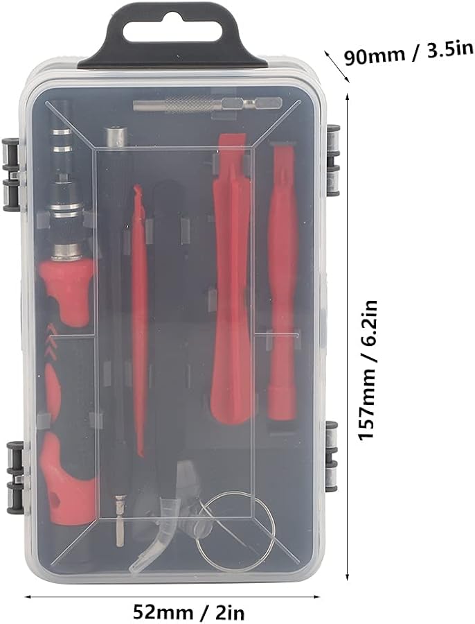 115 In 1 Multifunctional Red Screwdriver Set For Watch And Phone Repair Hand Tool - Image 3