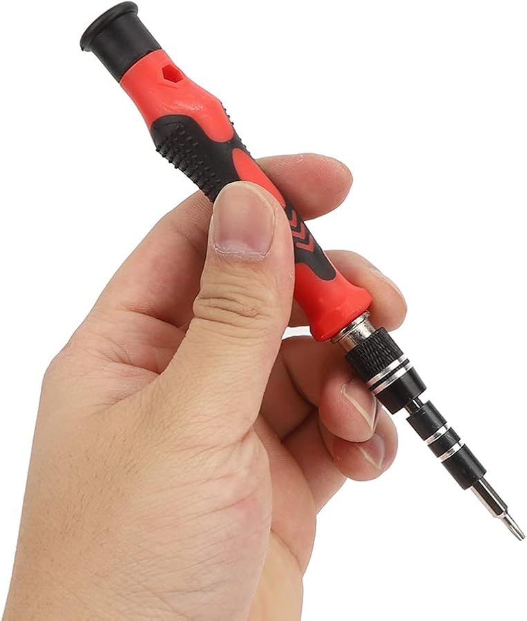 115 In 1 Multifunctional Red Screwdriver Set For Watch And Phone Repair Hand Tool - Image 4