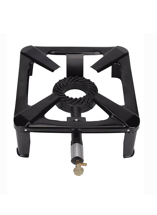 Majestic Majestic Cast Iron Stove 40x40x15 cm – Large Cooking Stove for Home, Outdoor Camping, Single Gas Burner, High Temperature & Corrosion Resistant, With Adjustable Knobs  - Image 1