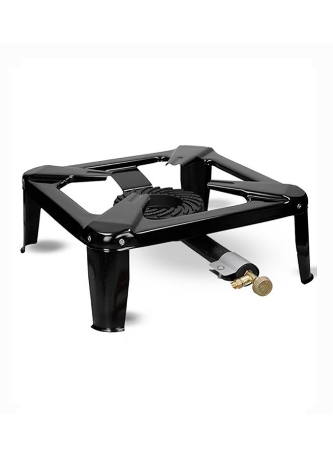 Majestic Majestic Cast Iron Stove 40x40x15 cm – Large Cooking Stove for Home, Outdoor Camping, Single Gas Burner, High Temperature & Corrosion Resistant, With Adjustable Knobs  - Image 2