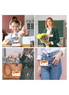 Y&D 3 Pack Badge Reel Retractable ID Holder Nurse with Clip for Office Worker Doctor  - Image 3