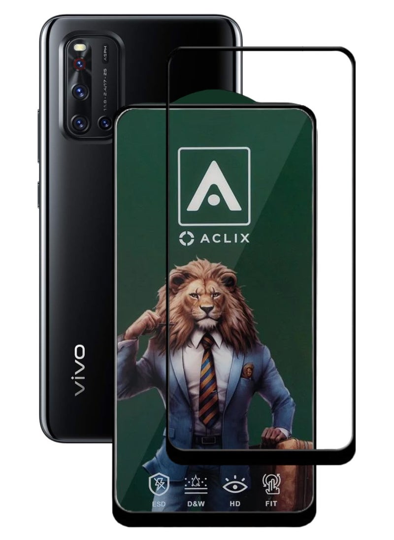 ACLIX Antistatic ESD Dustproof Premium Quality High Definition Tempered Glass Screen Protector Designed For vivo V19 - Image 1