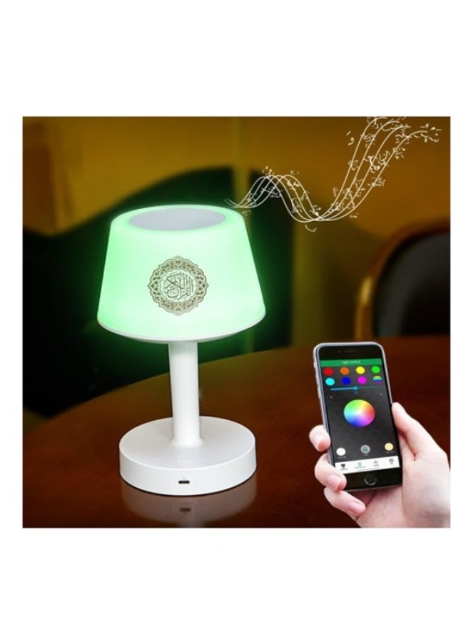 Desk Lamp Quran Speaker, Smart Touch LED Bluetooth, 16 Reciters & Translations, Model SQ-917 - Image 5