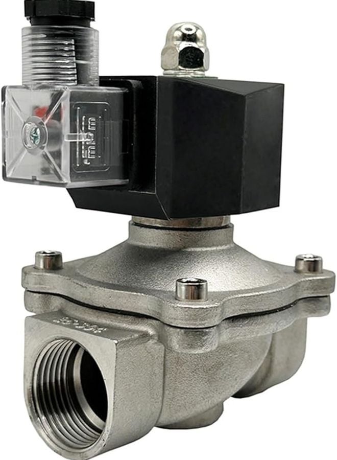 0 5 Inch Normally Closed Electric Solenoid Valve 24V 12V 230V Stainless Steel IP65 High Temperature NBR SEAL 120VAC CLOSED - Image 4