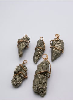 Alpine Crystals UAE Pyrite Stone pendant Gemstone for Men & Women  - Image 1