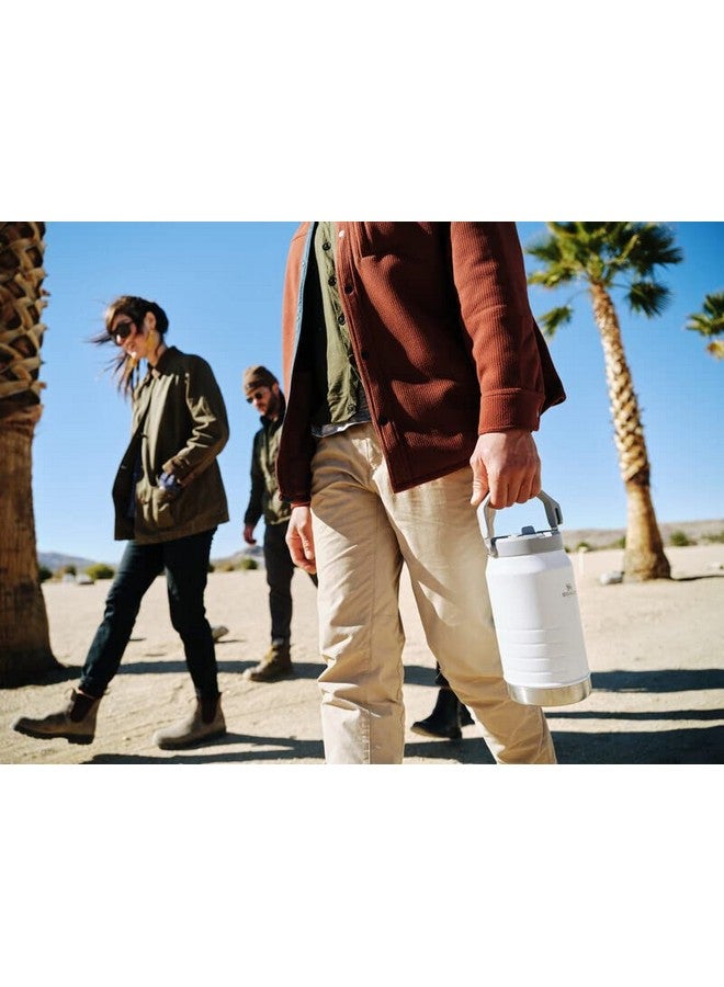 Stanley IceFlow Flip Straw Jug with Handle 64 oz| Twist On Lid and Flip Up Straw | Leak Resistant for Travel and Sports | Insulated Stainless Steel | BPA-Free |Polar - Image 2