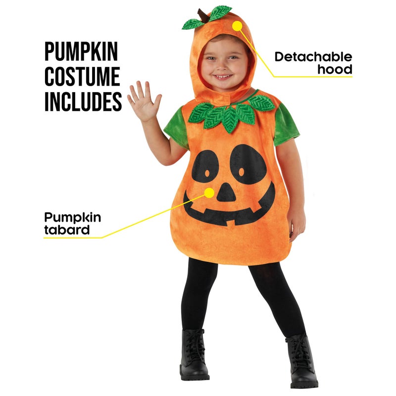 Morph Pumpkin Girl Costume, Baby Pumpkin Costume, Halloween Child Pumpkin Costume, Halloween Pumpkin Costumes Children, Halloween Pumpkin Child Costume, Pumpkin Halloween Costume Girl XS - Image 2