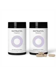 NUTRAFOL Postpartum Hair Growth Supplement | Clinically Effective for Visibly Thicker Hair & Less Shedding | Breastfeeding-Friendly Ingredients | 1 Month Supply  - Image 1