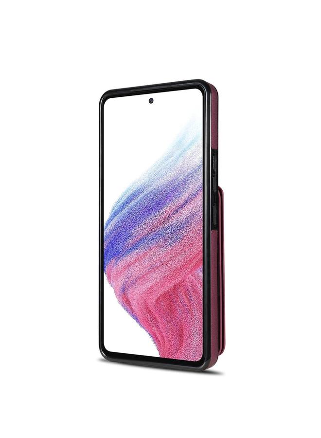 اس-توب جراب لهاتف Samsung Galaxy A52 4G / 5G / A52s 5G جراب هاتف Magsafe بملمس جلدي وحقيبة بطاقات قابلة للفصل - Image 3