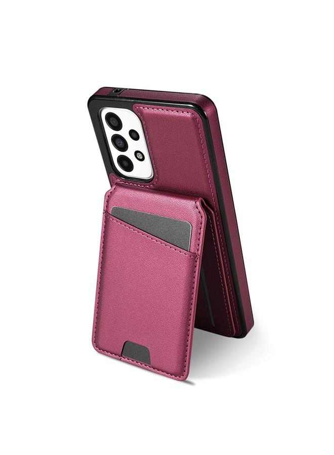 اس-توب جراب لهاتف Samsung Galaxy A52 4G / 5G / A52s 5G جراب هاتف Magsafe بملمس جلدي وحقيبة بطاقات قابلة للفصل - Image 4