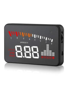 KASTWAVE Heads up Display for Car Upgrade Digital Speedometer HD Projection With Speed Tacho Water Temperature Altitude Driving Direction Warning Function For Most Vehicles After 2008  - Image 1