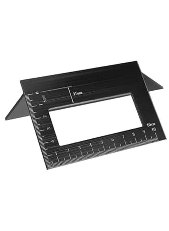 Aluminum Alloy Multi Angle Ruler 45 90 Degree Measuring Tool With T Shape Scriber - Image 1