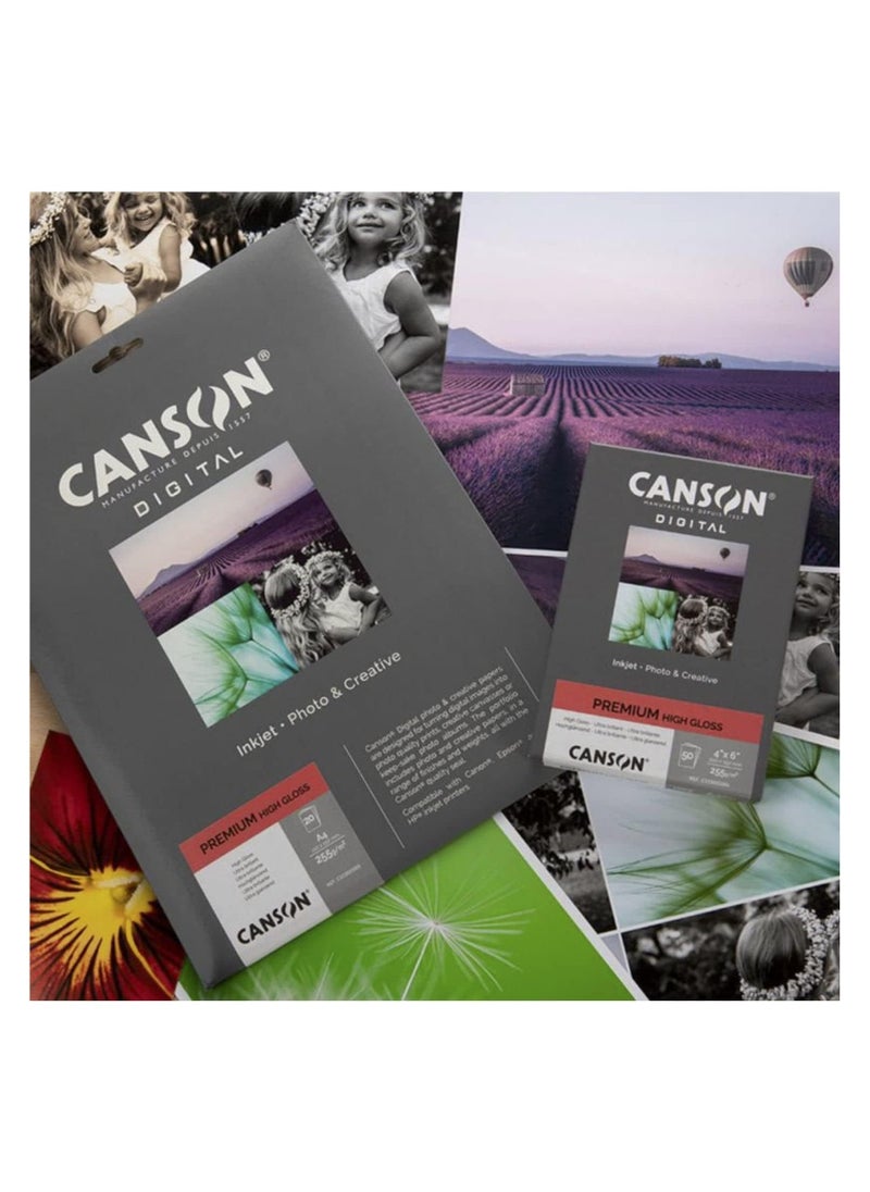 CANSON - Digital Premium High Gloss A4 20 Sheets - Image 1