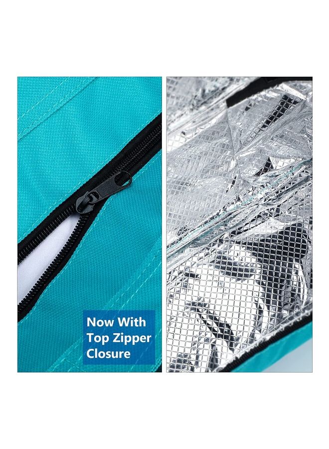 Mesh Beach and Picnic Tote Bag with Insulated Compartment - Image 4