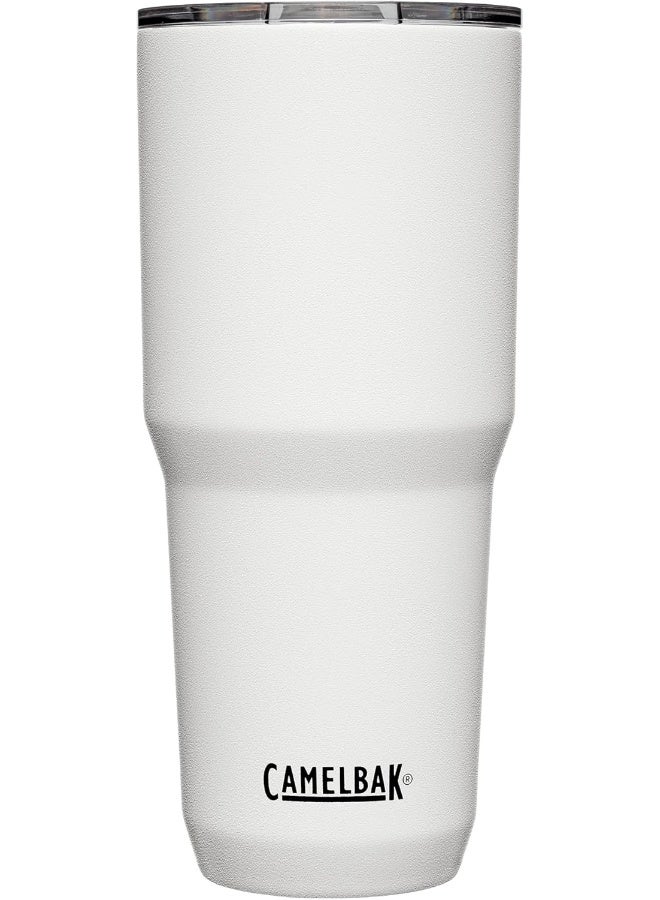 CAMELBAK كوب كاملباك هورايزون سعة 30 أونصة - فولاذ مقاوم للصدأ معزول - غطاء ثلاثي الوضعيات - أبيض - Image 1