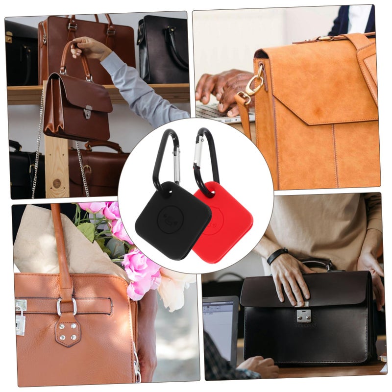 2 قطعة من غطاء السيليكون الواقي لـ Tile Mate مع فتحات دقيقة ومشبك حمل - Image 4