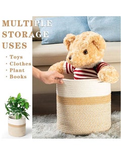 Y&D Multi-Functional Cotton Rope Woven Storage Basket 25*25cm  - Image 5