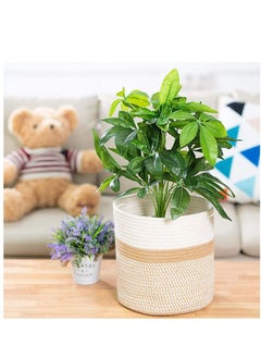Y&D Multi-Functional Cotton Rope Woven Storage Basket 25*25cm  - Image 3