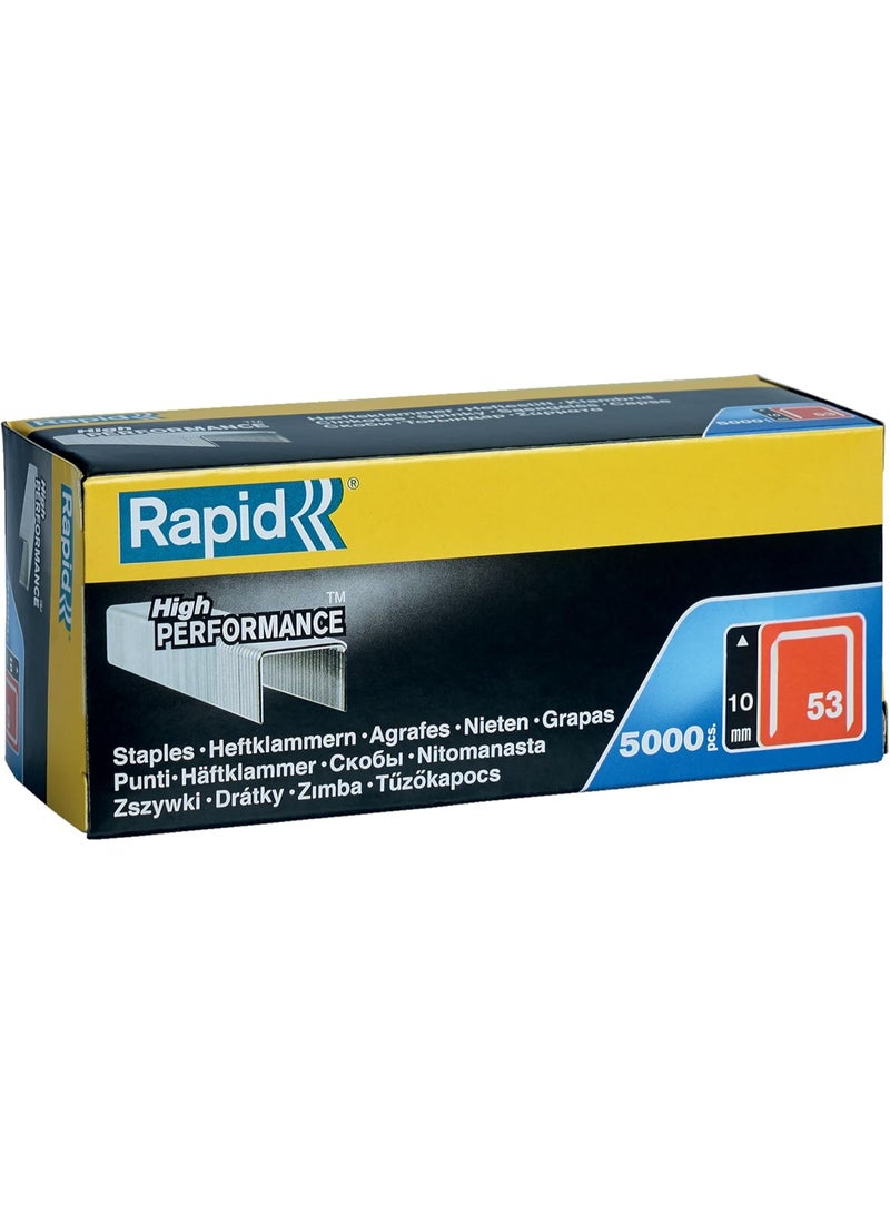 Rapid No.53 Staples 10mm (53/10) 5000pcs – 11858810 - Image 1