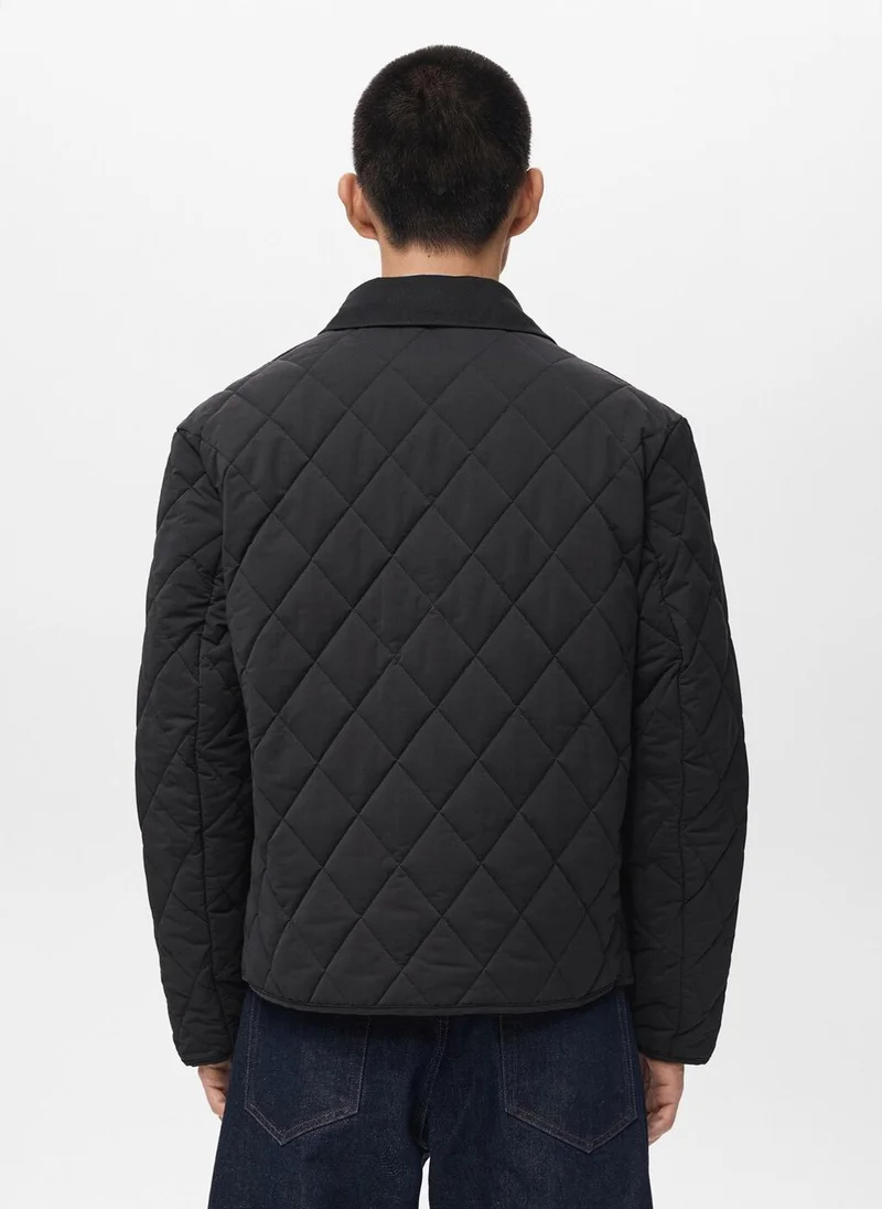 مانجو مان Quilted water repellent jacket