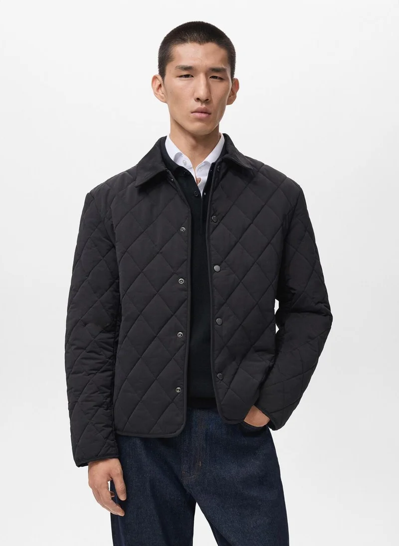مانجو مان Quilted water repellent jacket
