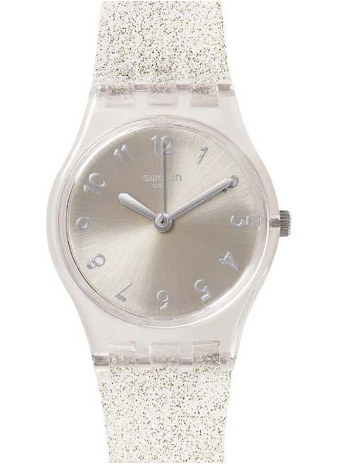 Swatch - ساعة جليستار تو كوارتز فضية مقاومة للماء للنساء - 41 مم - Image 1