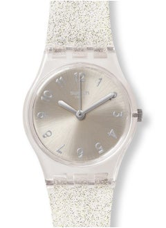 Swatch ساعة جليستار تو كوارتز فضية مقاومة للماء للنساء - 41 مم  - Image 3