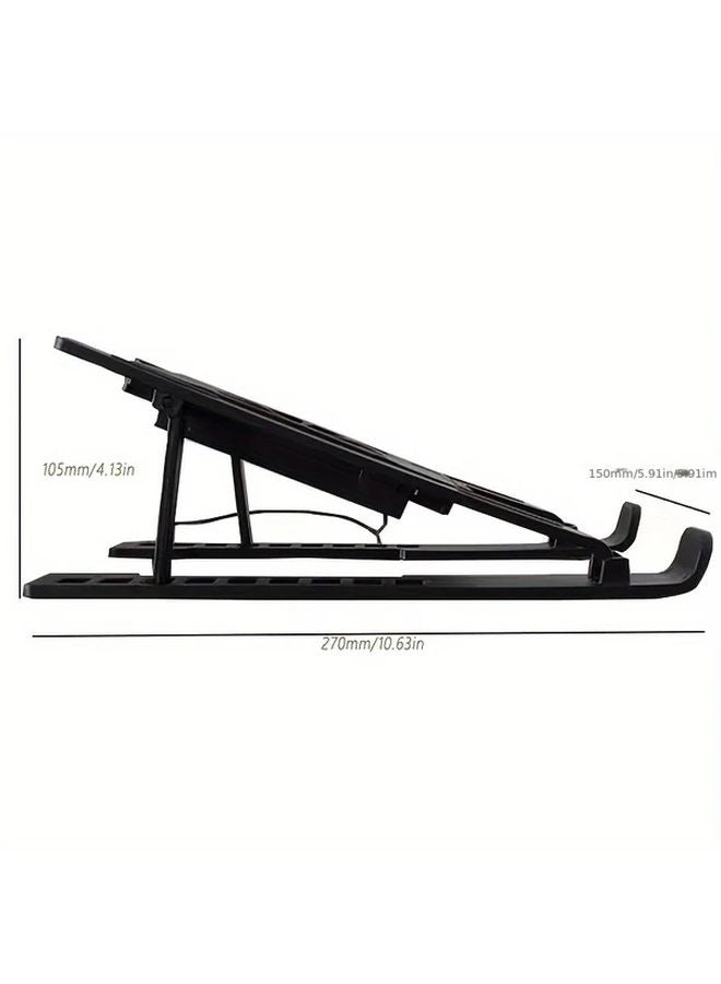 Adjustable Laptop Cooling Stand N6 Three Speed Height Large Air Flow Low Noise ABS Material Variant Color - Image 4