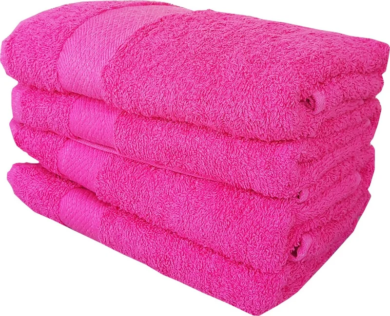 Mira Home 4-Piece Hand and Face Towel Set 100% Cotton 50 x 90 cm Simple Time Towel Set