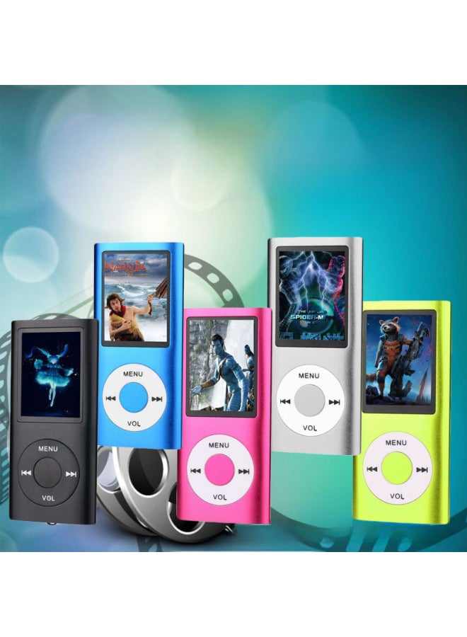 كمبيوتر رقمي/مشغل mp4/mp4 بطاقة ذاكرة سعة 16 جيجابايت - جهاز ترفيه محمول لمقاطع الفيديو الموسيقية - لون الجسم: أزرق - سعة الذاكرة: صندوق بطاقات مضيف 32 جيجا كابل بيانات سماعة الرأس - Image 3