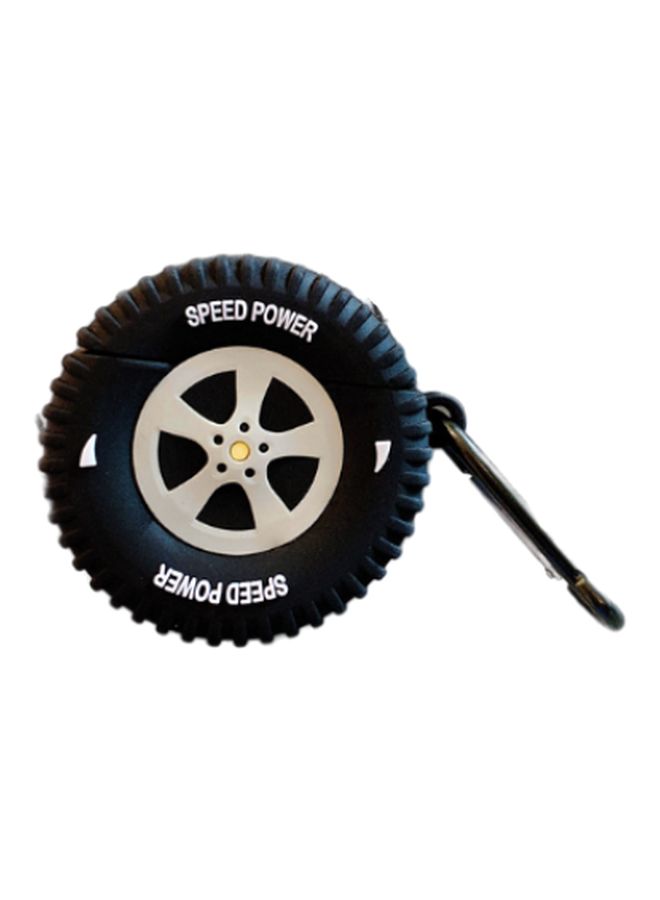 Car Tire Pattern Case Cover For Apple AirPods 1/2 Black/Grey/Yellow - Image 1