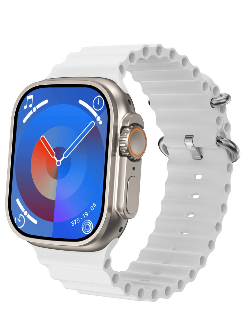 AROAQ T900 Ultra 2 GS Big 2.3 Infinite Display Series 9 Super Fast Ultra Smartwatch White - Image 5