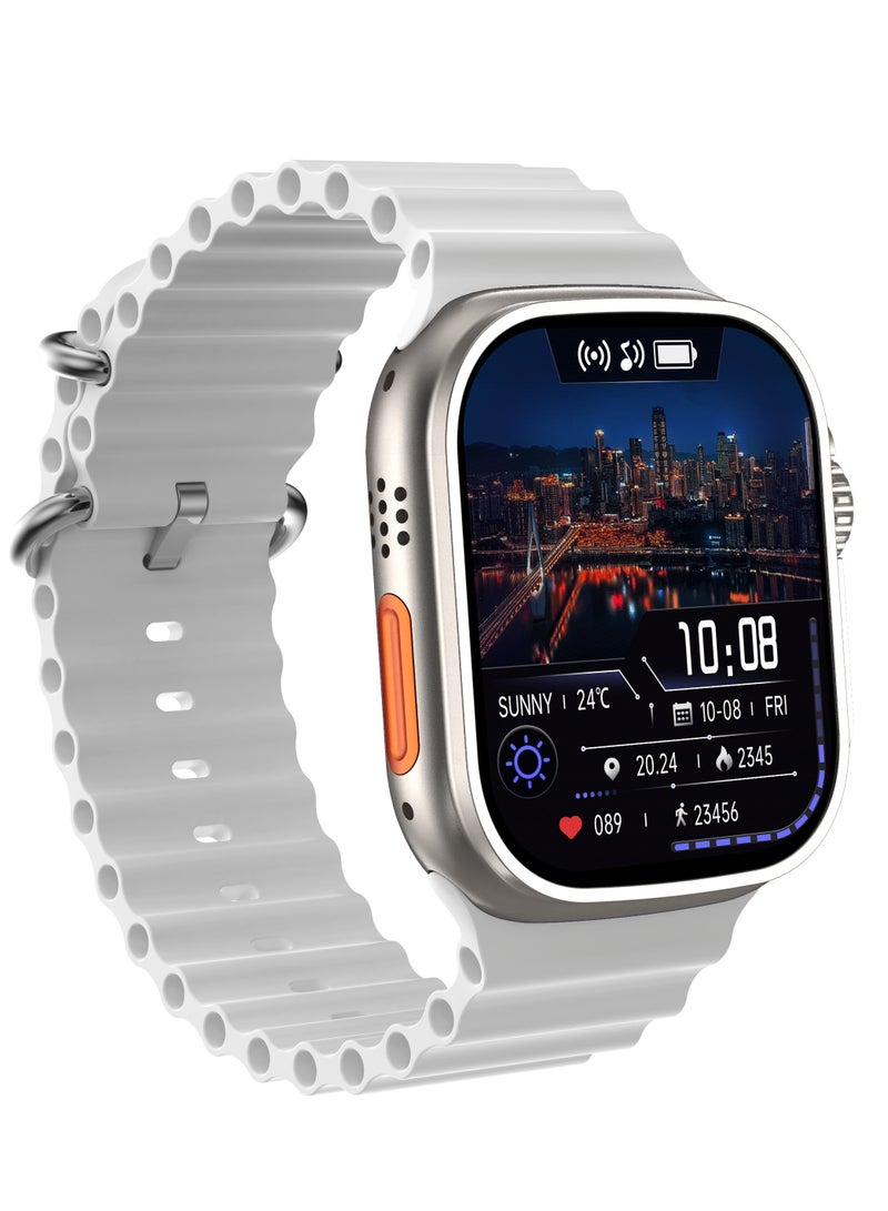 AROAQ T900 Ultra 2 GS Big 2.3 Infinite Display Series 9 Super Fast Ultra Smartwatch White - Image 1