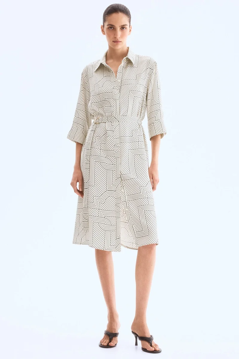 H&M Belted shirt dress