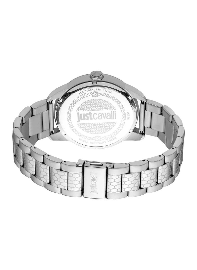 Just Cavalli - Men's Round Shape Stainless Steel Wrist Watch JC1G176M0155 - 43 Mm - Image 1