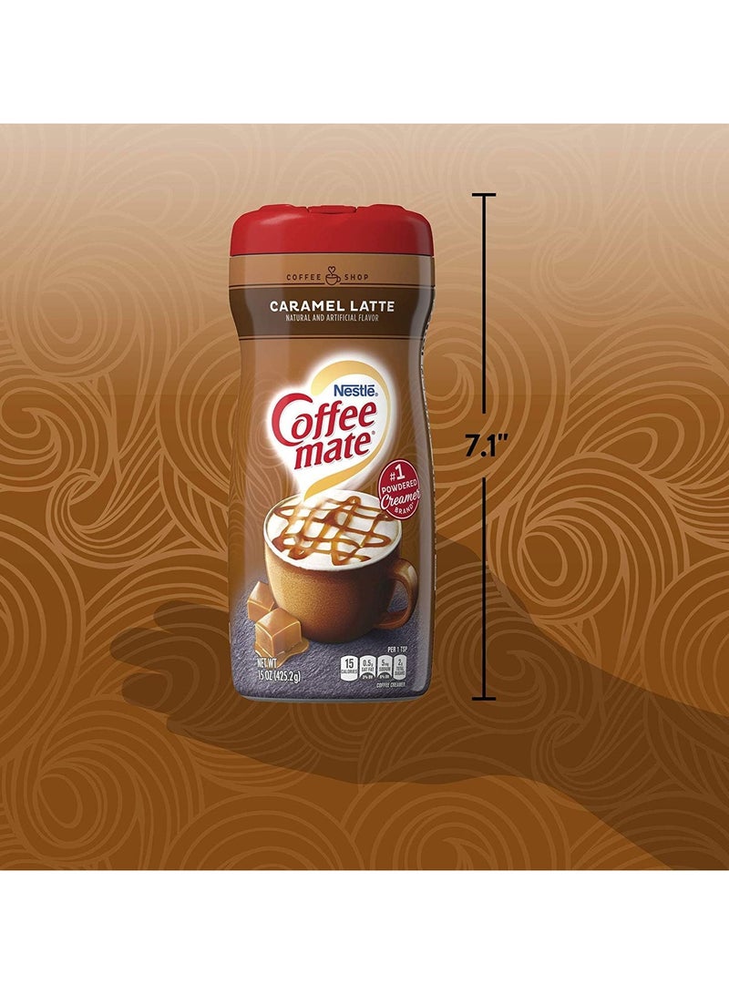Coffee Mate CaRAMel Latte Powder Creamer 15Ounce