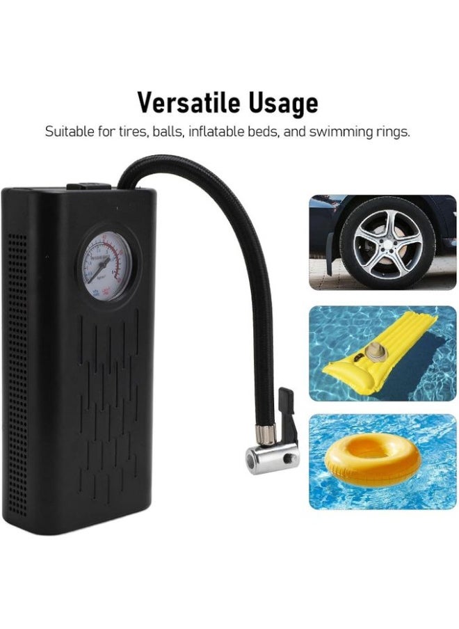 Generic Portable Air Compressor Tire Inflator – Cordless Rechargeable Pump with USB Charging  - Image 3