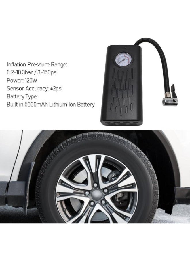Generic Portable Air Compressor Tire Inflator – Cordless Rechargeable Pump with USB Charging  - Image 4