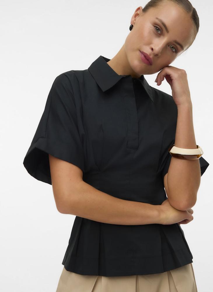 VERO MODA Front Gatherings Regular Fit Shirt - Image 1