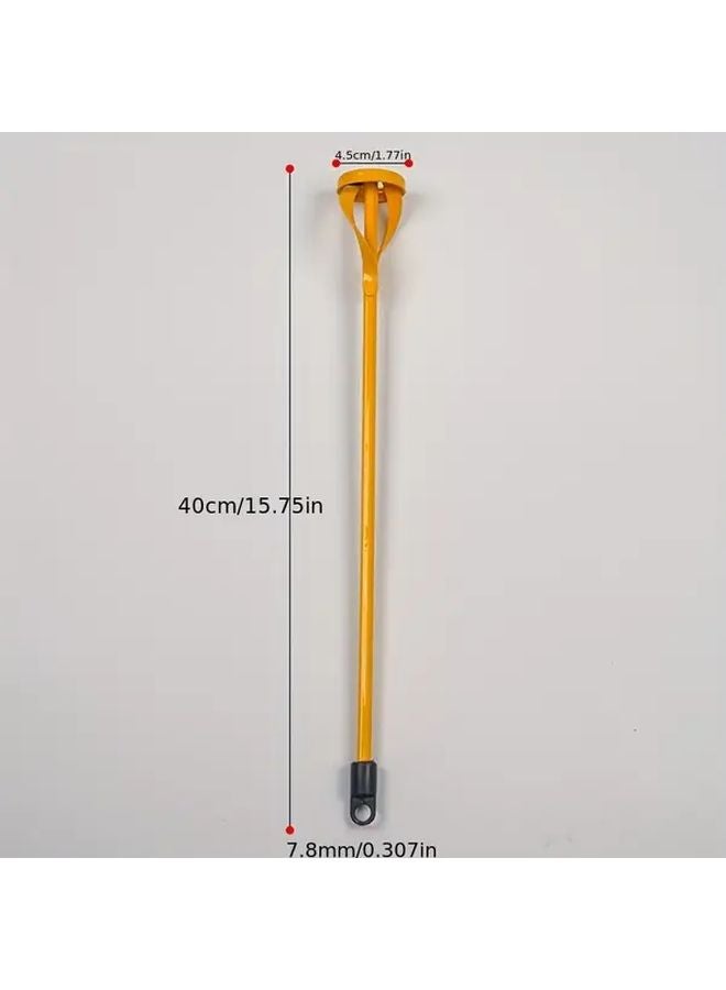 Yellow Heavy Duty Mixer Attachment For Cement Epoxy Resin Durable Metal Structure - Image 3
